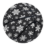 White And Grey Snowflake Pattern Print Basketball