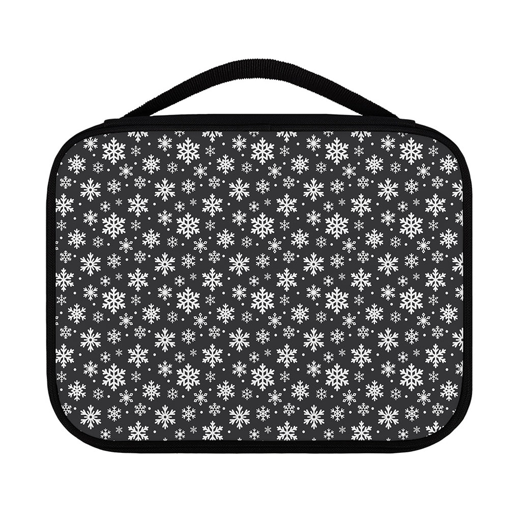 White And Grey Snowflake Pattern Print Classic Bible Case