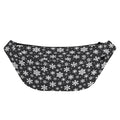 White And Grey Snowflake Pattern Print Fanny Pack