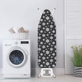 White And Grey Snowflake Pattern Print Ironing Board Cover