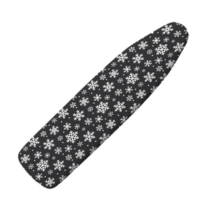White And Grey Snowflake Pattern Print Ironing Board Cover
