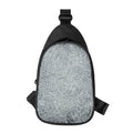 White And Grey Western Floral Print Sling Bag