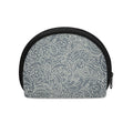 White And Grey Western Floral Print Coin Purse