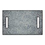 White And Grey Western Floral Print Golf Cart Seat Cover