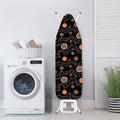 White And Orange Aboriginal Art Print Ironing Board Cover