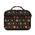 White And Orange Aboriginal Dot Print Briefcase Bible Bag