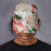 White And Pink Alstroemeria Print Baseball Cap