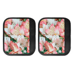 White And Pink Alstroemeria Print Handle Covers