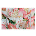 White And Pink Alstroemeria Print Placemat