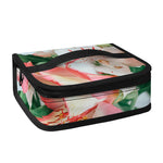 White And Pink Alstroemeria Print Small Lunch Bag