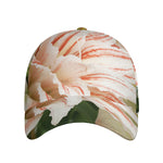 White And Pink Amaryllis Print Baseball Cap