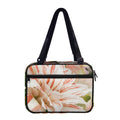 White And Pink Amaryllis Print Double Strap Bible Bag