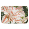 White And Pink Amaryllis Print Indoor Door Mat