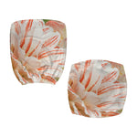 White And Pink Amaryllis Print Office Chair Cover