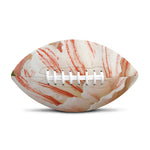 White And Pink Amaryllis Print Rugby Ball