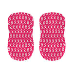White And Pink Breast Cancer Print Bar Stool Covers