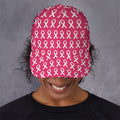 White And Pink Breast Cancer Print Baseball Cap