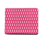 White And Pink Breast Cancer Print Bifold Wallet