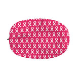 White And Pink Breast Cancer Print Car Side Mirror Covers