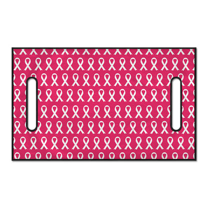 White And Pink Breast Cancer Print Golf Cart Seat Cover