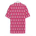 White And Pink Breast Cancer Print Hawaiian Shirt