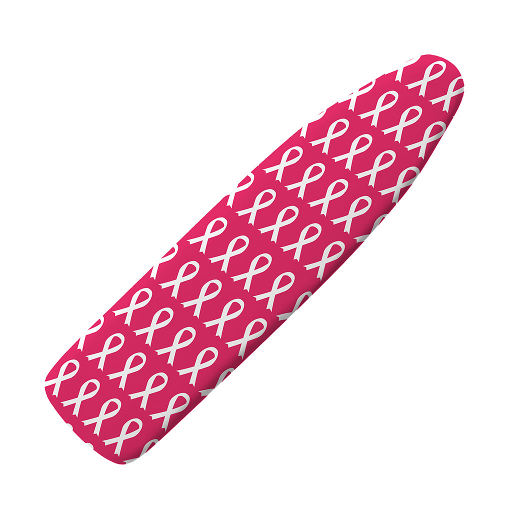 White And Pink Breast Cancer Print Ironing Board Cover