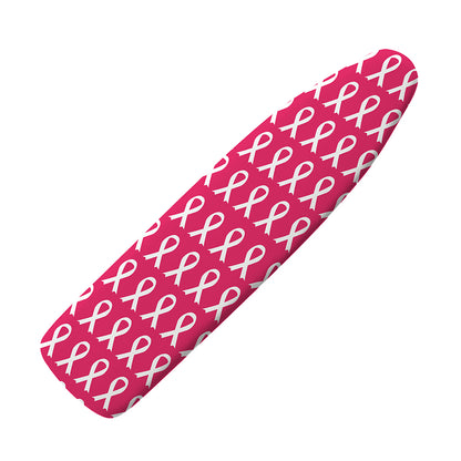 White And Pink Breast Cancer Print Ironing Board Cover