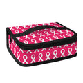 White And Pink Breast Cancer Print Small Lunch Bag