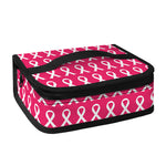 White And Pink Breast Cancer Print Small Lunch Bag