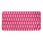 White And Pink Breast Cancer Print Towel