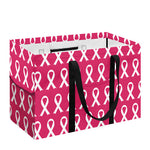 White And Pink Breast Cancer Print Utility Tote Bag