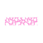 White And Pink Cow Print Bed Runner