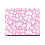 White And Pink Cow Print Bifold Wallet