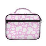 White And Pink Cow Print Briefcase Bible Bag