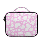 White And Pink Cow Print Briefcase Bible Bag