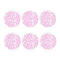 White And Pink Cow Print Coaster Set