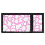 White And Pink Cow Print Trifold Wallet