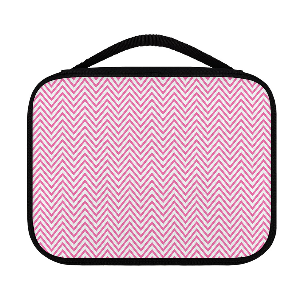 White And Pink Zigzag Pattern Print Classic Bible Case