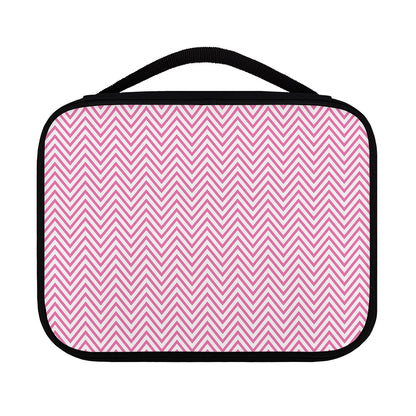 White And Pink Zigzag Pattern Print Classic Bible Case