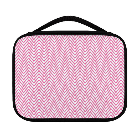 White And Pink Zigzag Pattern Print Classic Bible Case