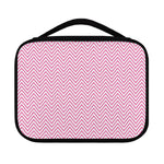 White And Pink Zigzag Pattern Print Classic Bible Case