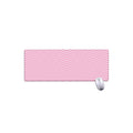 White And Pink Zigzag Pattern Print Extended Mouse Pad