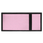 White And Pink Zigzag Pattern Print Trifold Wallet