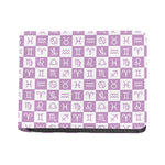 White And Purple Zodiac Signs Print Bifold Wallet