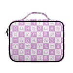 White And Purple Zodiac Signs Print Briefcase Bible Bag