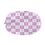 White And Purple Zodiac Signs Print Car Side Mirror Covers