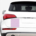 White And Purple Zodiac Signs Print Car Sticker