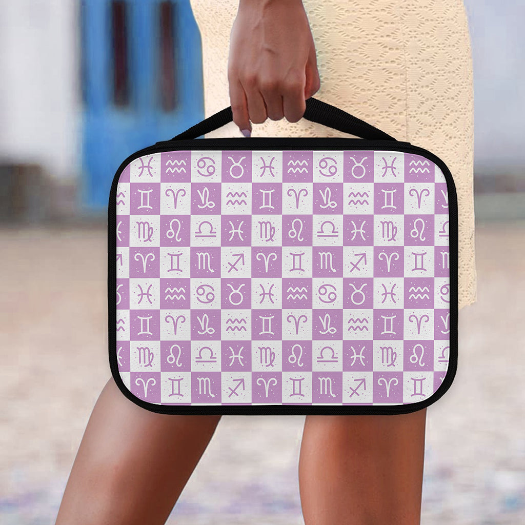 White And Purple Zodiac Signs Print Classic Bible Case