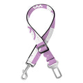White And Purple Zodiac Signs Print Dog Seat Belt