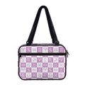 White And Purple Zodiac Signs Print Double Strap Bible Bag